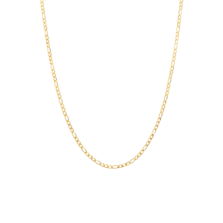 Stalen goldplated schakelketting 2mm
