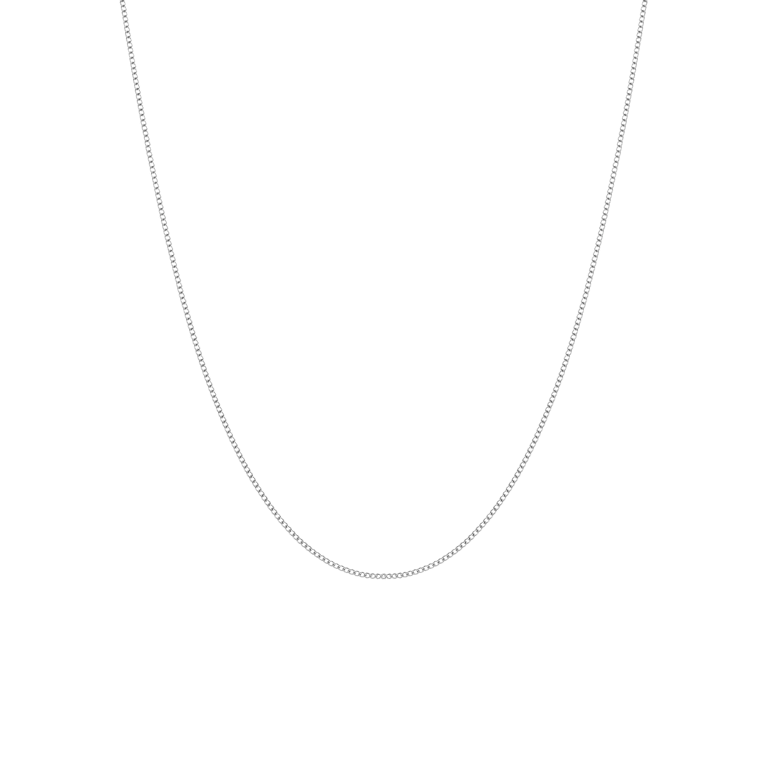 Stainless steel schakelketting 1mm voor dames