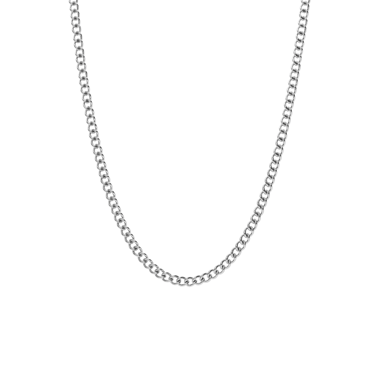 Stainless steel schakelketting 4mm voor dames