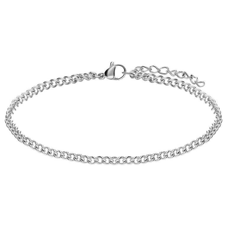 Stalen armband gourmet 3mm