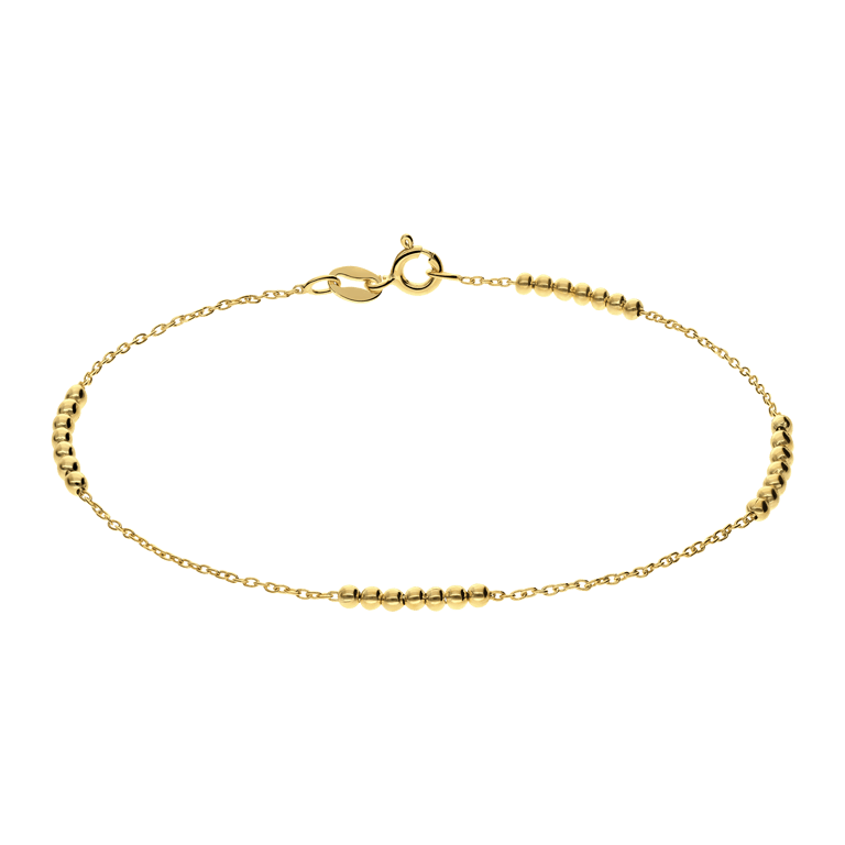 Zilveren goldplated armband voor dames