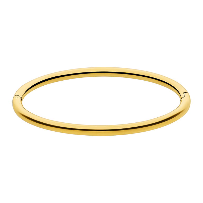 Stainless steel goldplated bangle