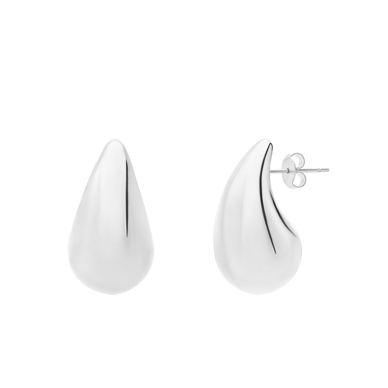 Ohrringe aus Edelstahl, Tropfen