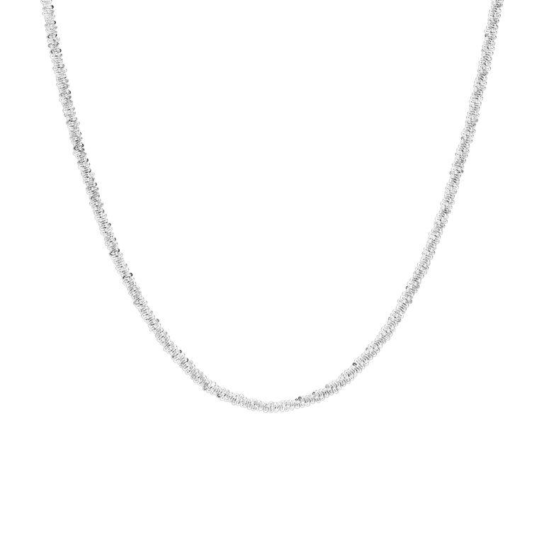 Myla stainless steel ketting met schakel gedraaid voor dames