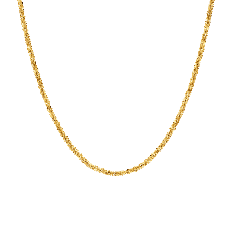 Stalen goldplated ketting voor dames