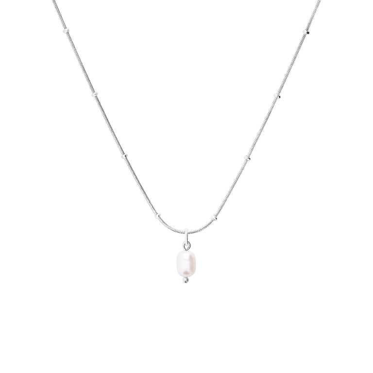 Myla stainless steel ketting met parel voor dames