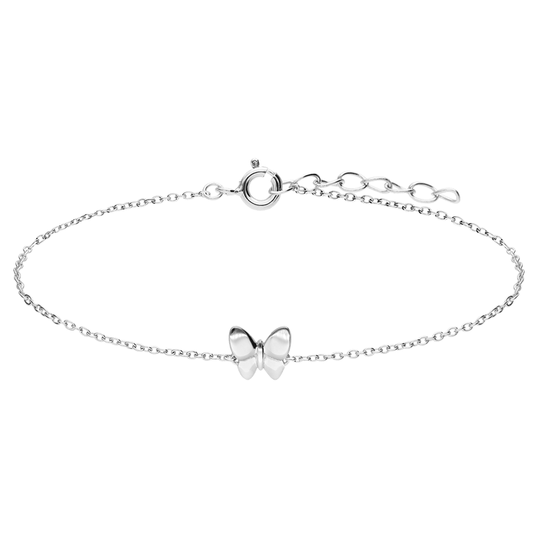 Armband aus 925er Silber, Schmetterling