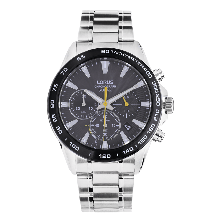 Lorus solar herenhorloge met stainless steel band RZ507AX9