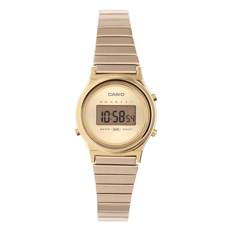 Casio retro dameshorloge goudkleurig LA700WEG-9AEF