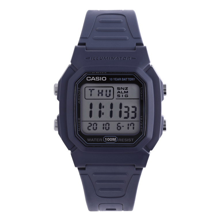 Casio digitaal horloge blauw W-800H-2AVES