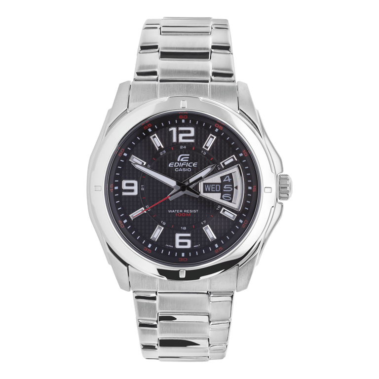 Edifice Uhr mit Armband aus Edelstahl EF-129D-1AVEF