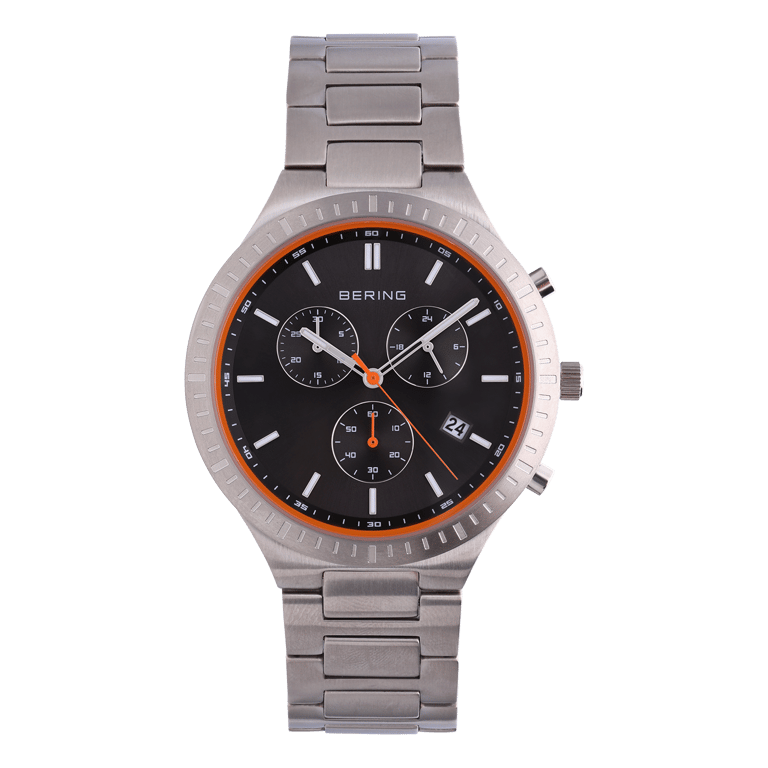Bering horloge titanium zilver 11743-709