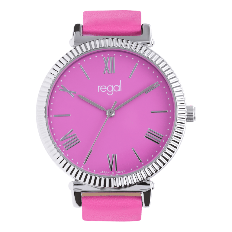 Regal horloge pantone kleur rose violet