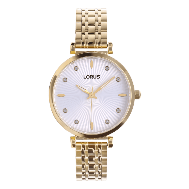Lorus Damenuhr, Edelstahl, Gold, RG266XX9