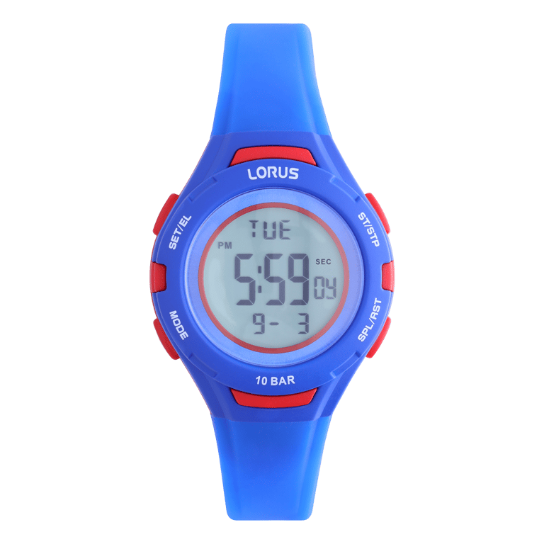 Lorus, Kinder-Digitaluhr, Blau, R2389PX9