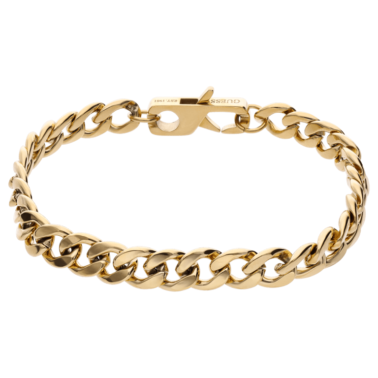 Guess Armband für Herren aus Edelstahl, vergoldet, MY CHAINS
