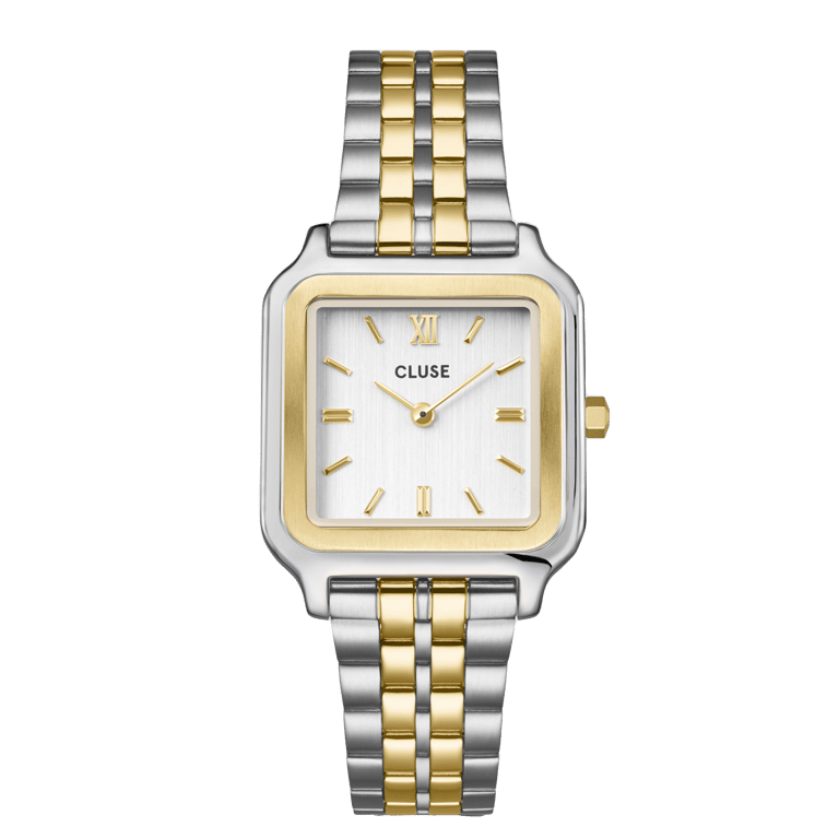 CLUSE - Gracieuse stainless steel dameshorloge bicolor