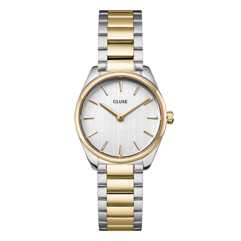 CLUSE - Féroce Mini stainless steel dameshorloge bicolor
