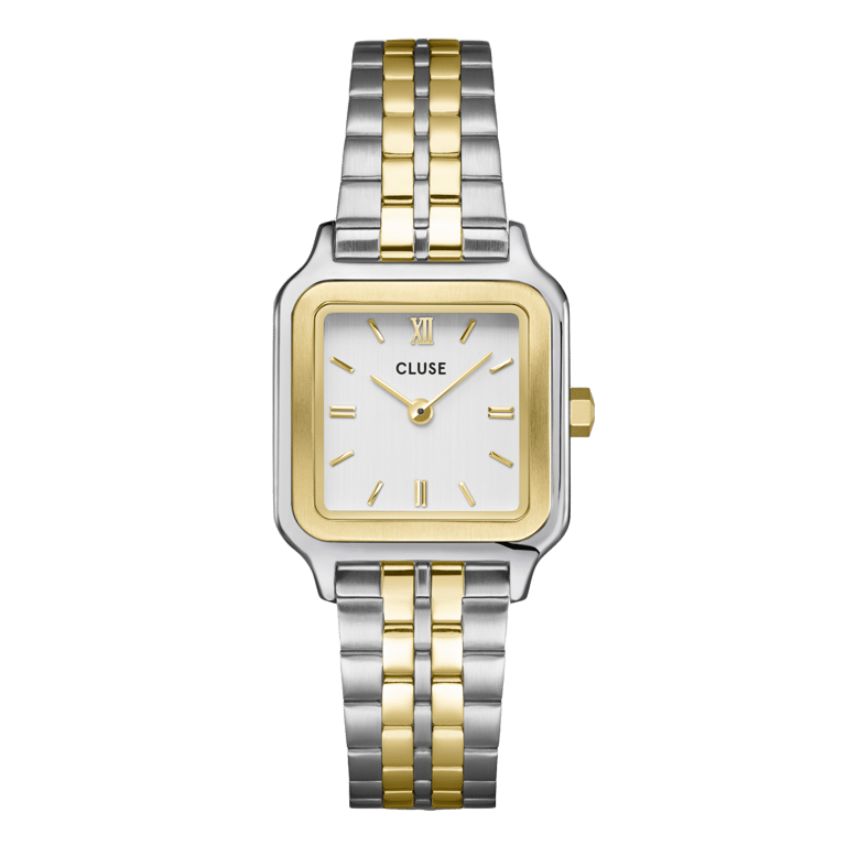 CLUSE - Gracieuse Petite horloge bicolor staal
