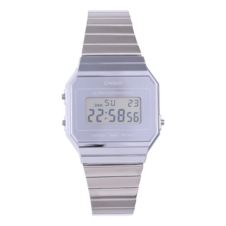 Casio vintage iconic zilverkleurig A700WEV-7AEF
