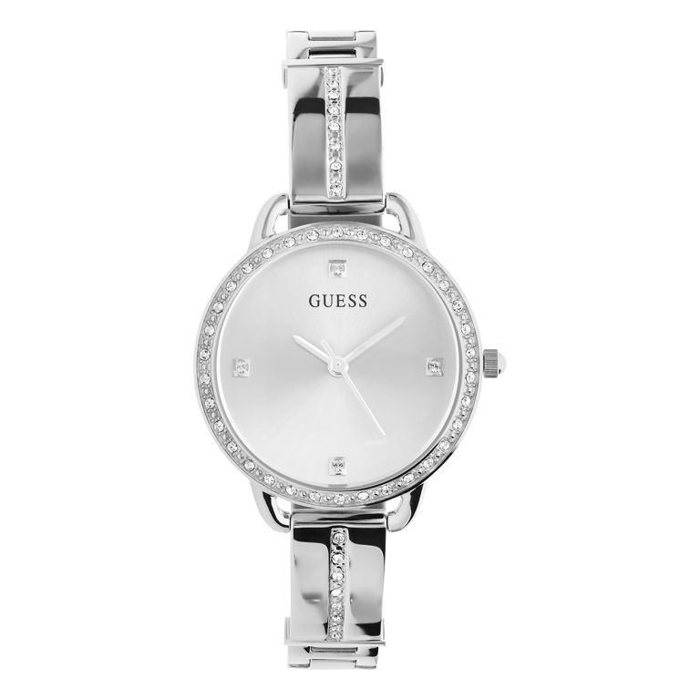 Guess stalen dameshorloge zilver BELLINI GW0022L1