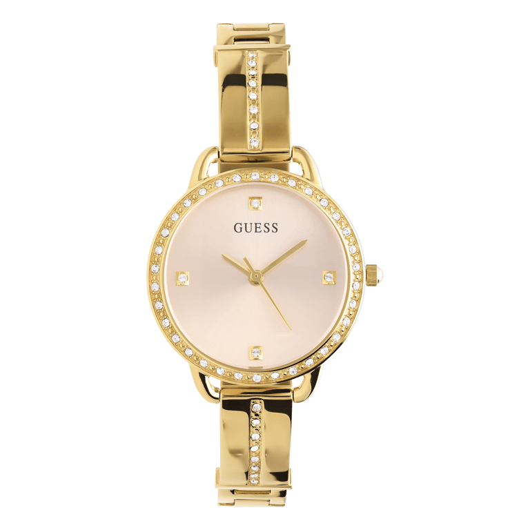 Guess Bellini Analog Damen Uhr goldfarben GW0022L2