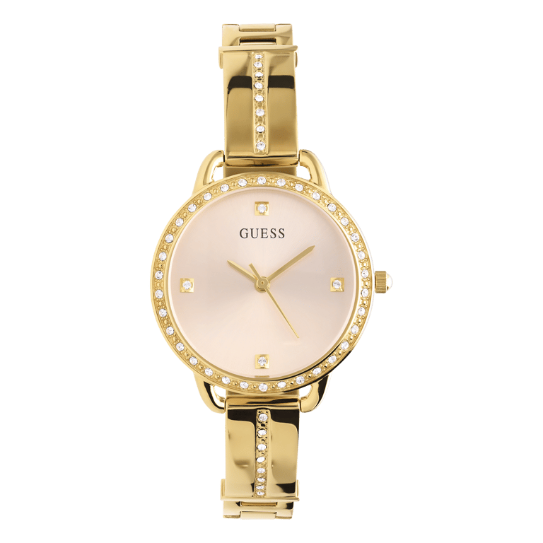 Guess stalen dameshorloge goud BELLINI GD GW0022L2