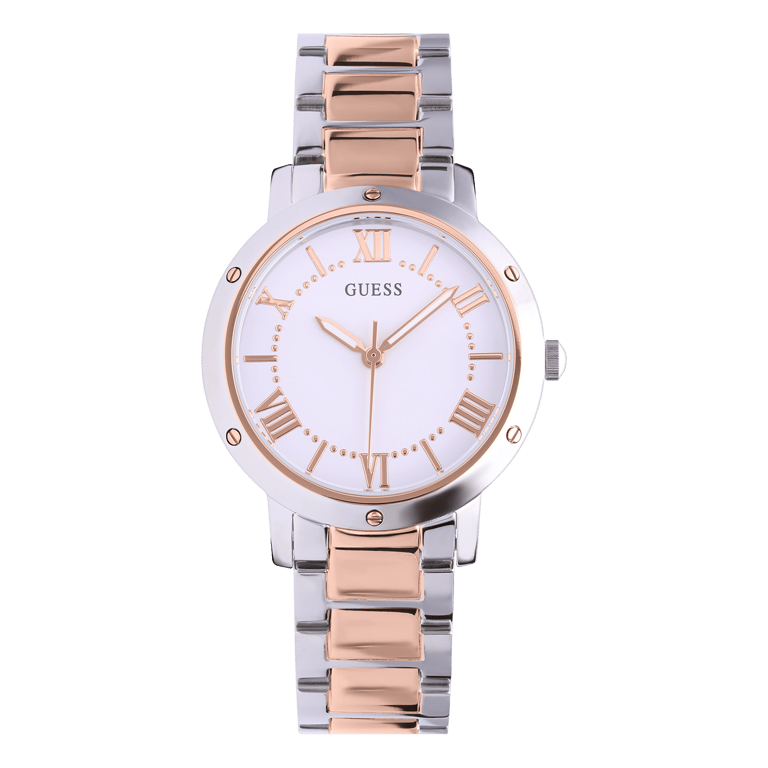 Guess stalen dameshorloge bicolor DAWN GW0404L3