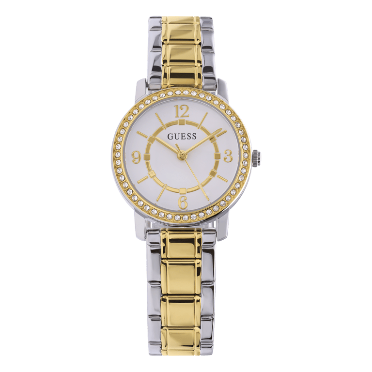 Guess stalen dameshorloge bicolor MELODY GW0468L4