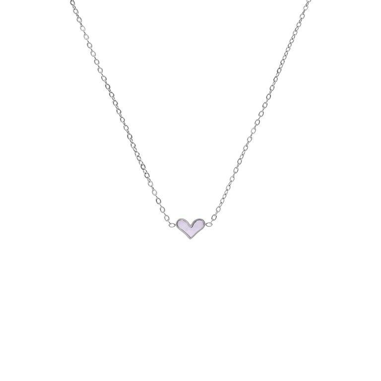 Myla stainless steel ketting met hart voor dames
