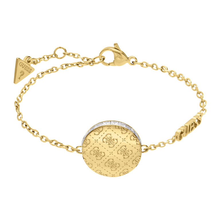 Guess stalen goldplated fantasiearmband voor dames