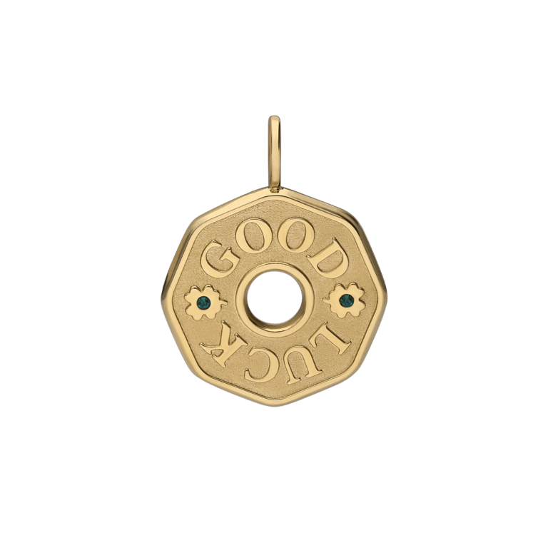 Stalen goldplated hanger voor dames