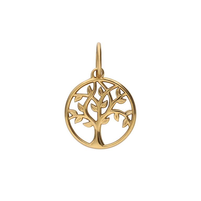 Stainless steel goldplated hanger voor dames