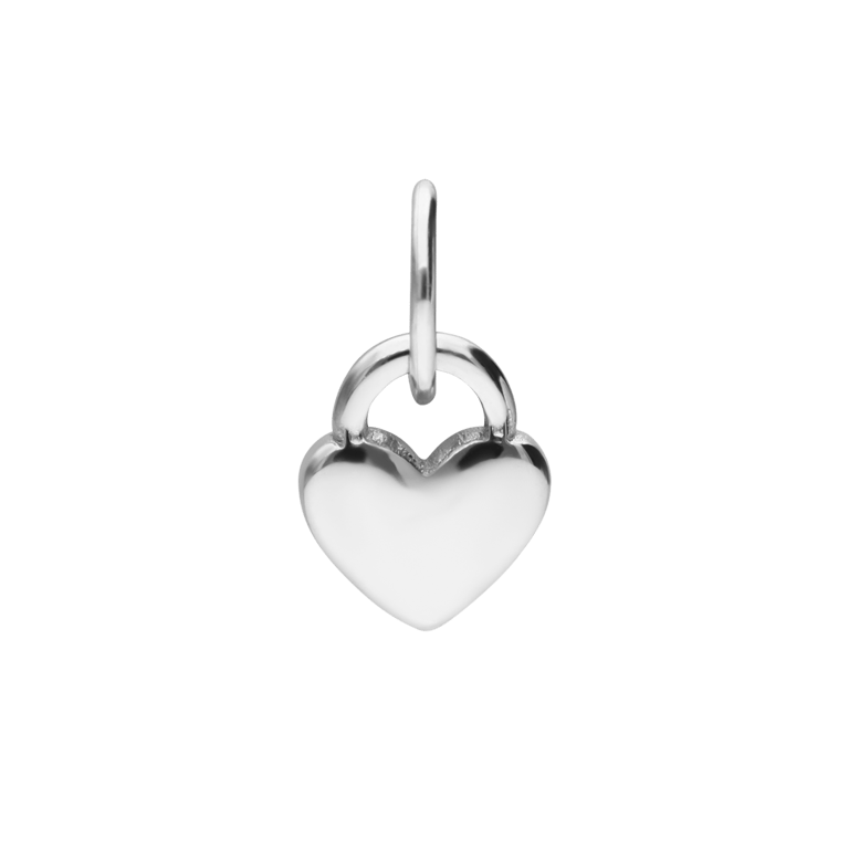 Charm aus Edelstahl, Herz