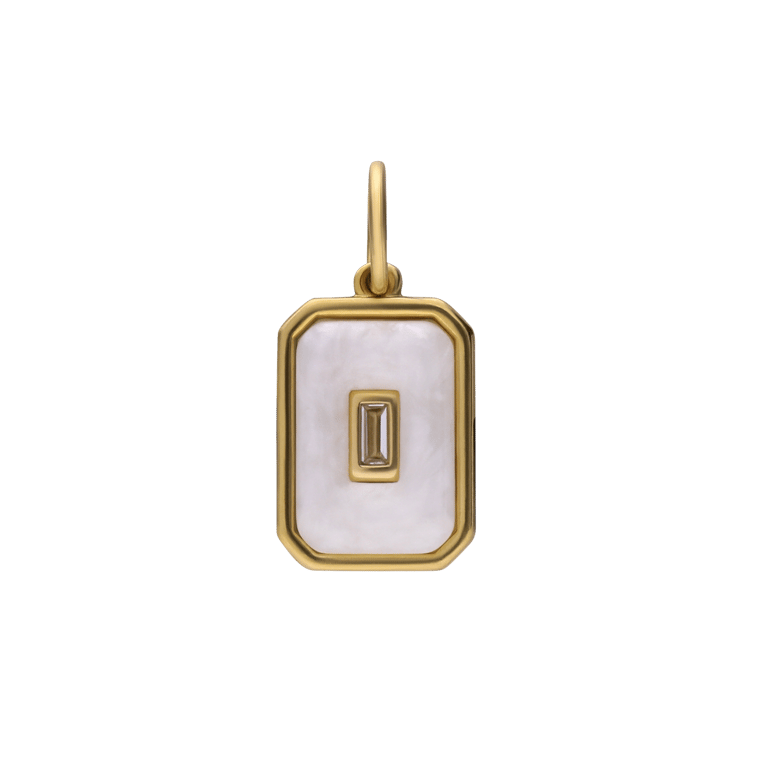 Stalen goldplated hanger voor dames
