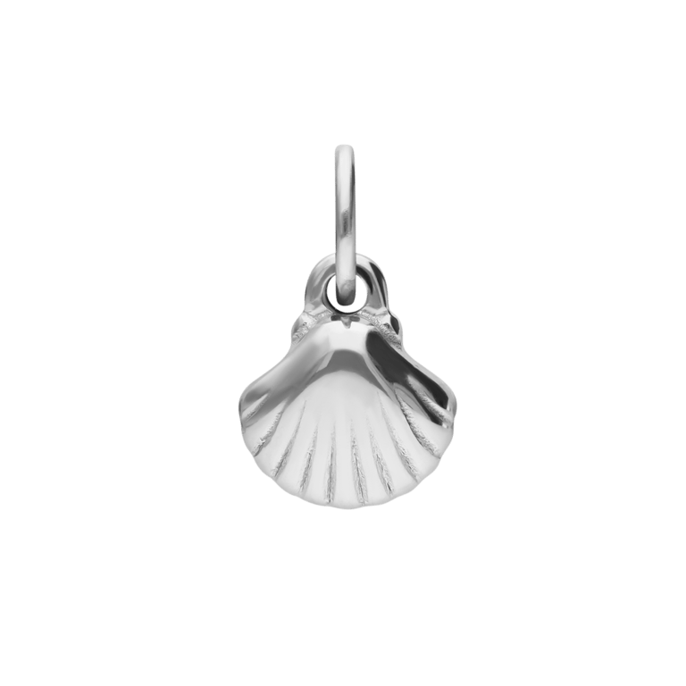 Charm aus Edelstahl, Muschel