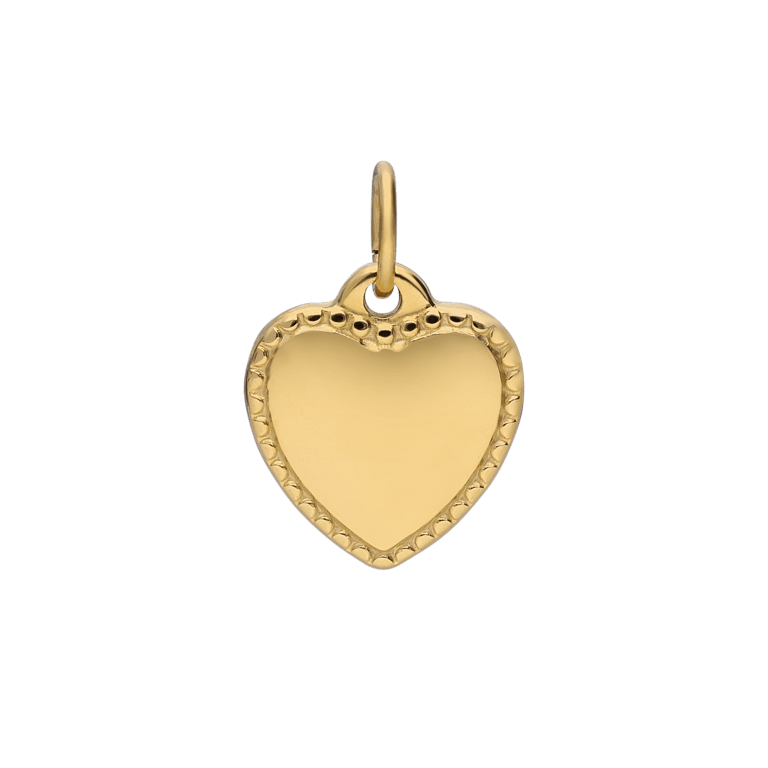 Stainless steel goldplated bedel hart