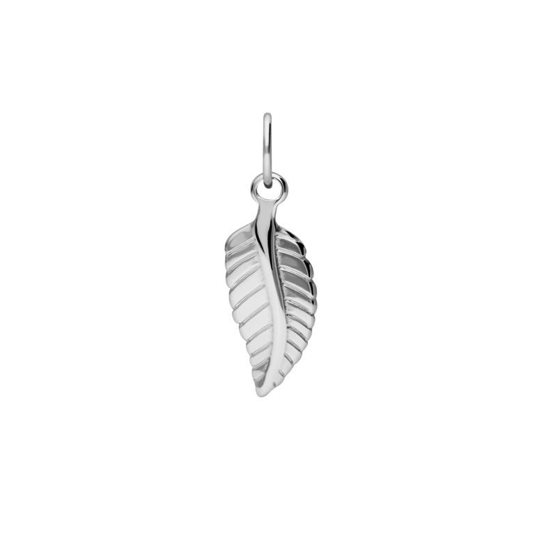Charm aus Edelstahl, Blatt