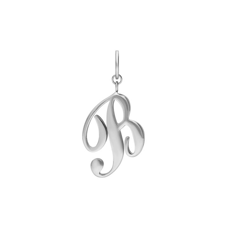 Charm aus Edelstahl, Buchstabe