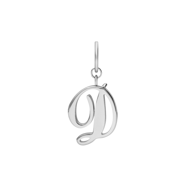 Charm aus Edelstahl, Buchstabe