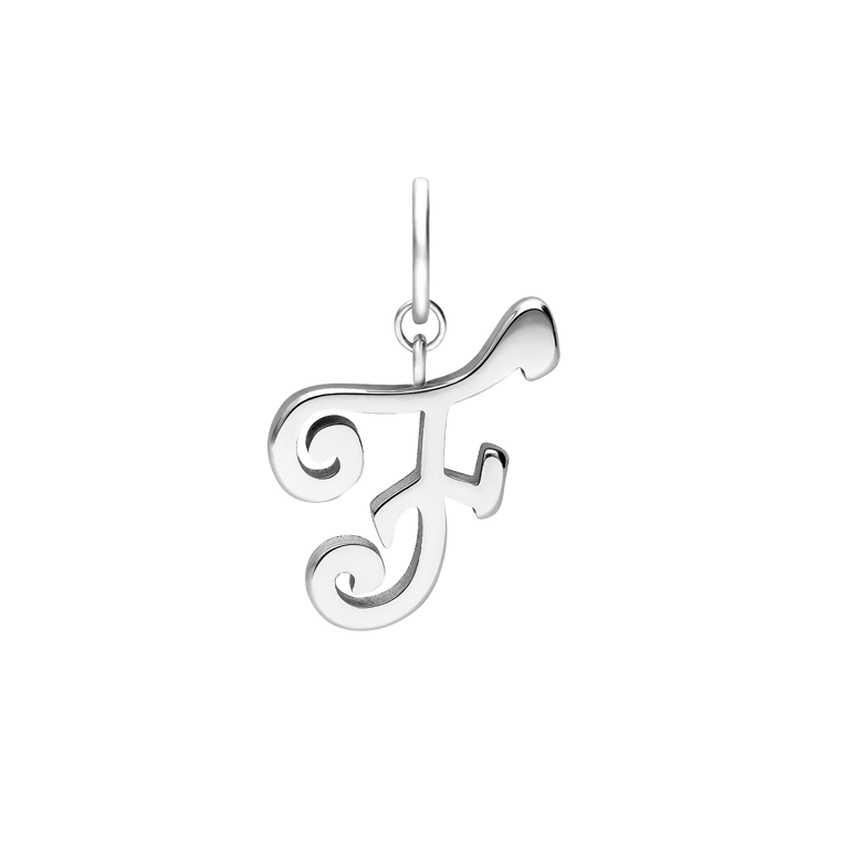Charm aus Edelstahl, Buchstabe