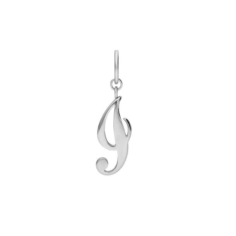 Charm aus Edelstahl, Buchstabe