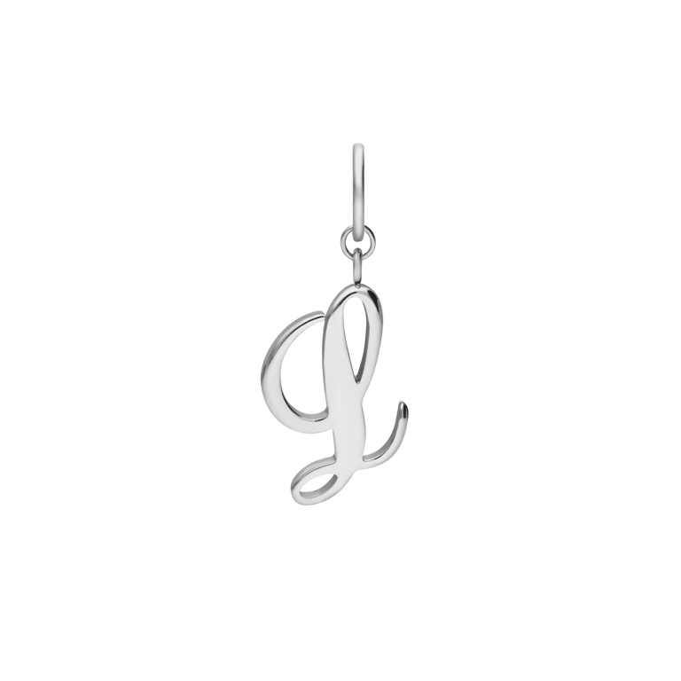 Charm aus Edelstahl, Buchstabe