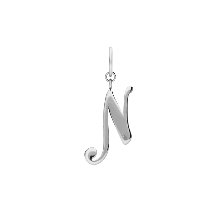 Charm aus Edelstahl, Buchstabe