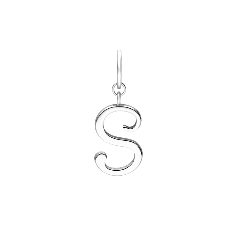 Charm aus Edelstahl, Buchstabe