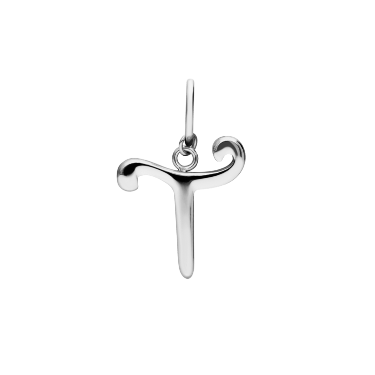 Charm aus Edelstahl, Buchstabe