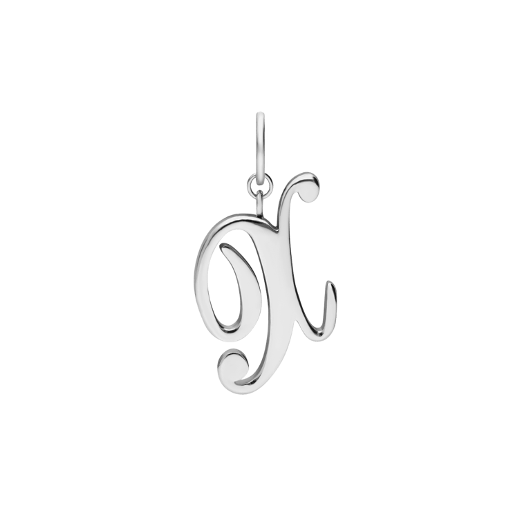 Charm aus Edelstahl, Buchstabe