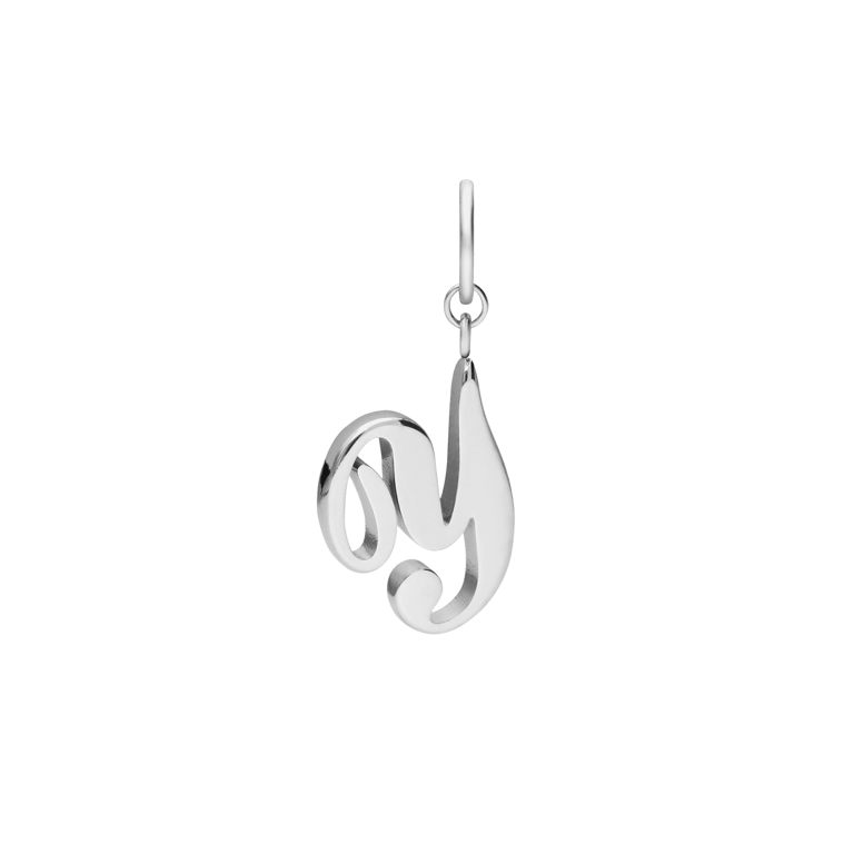 Charm aus Edelstahl, Buchstabe