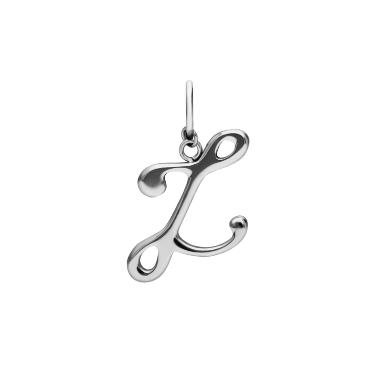 Charm aus Edelstahl, Buchstabe