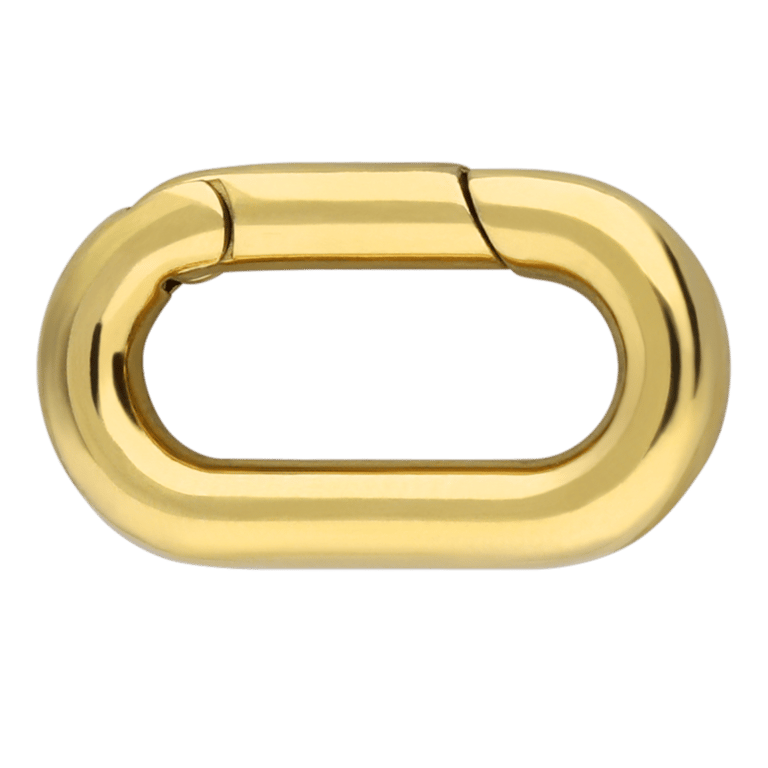 Stalen goldplated hanger voor dames